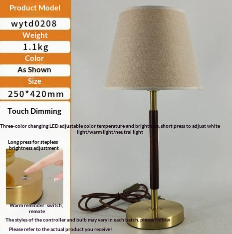 Luminaire de chevet Luminaire de nuit haut de gamme Lampe Ambient de style vintage