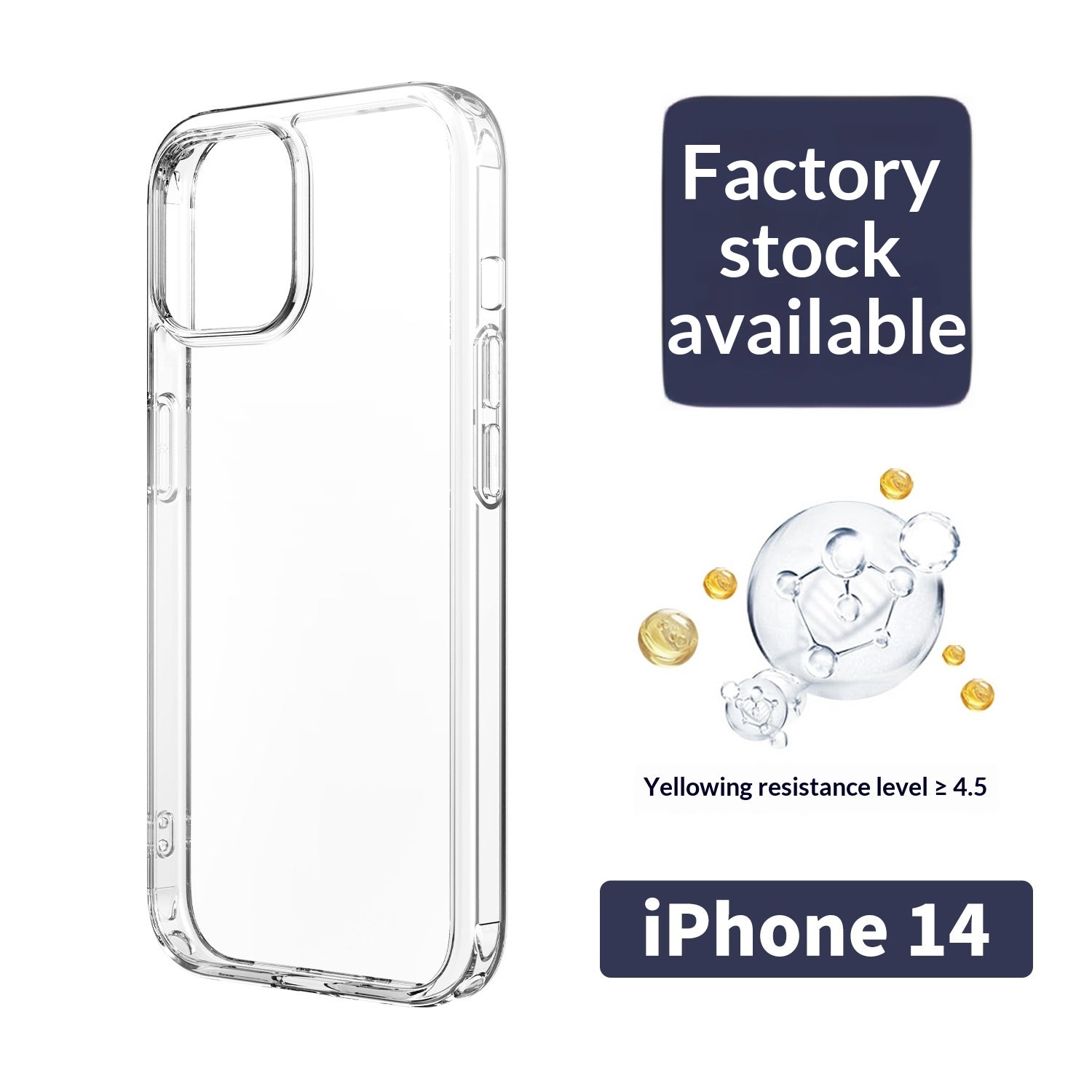Corps complet transparent Drop preuve téléphone Case