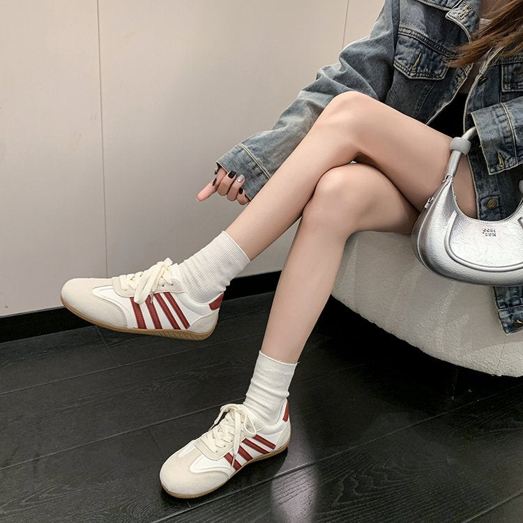 Chaussures de formation rétro en allemand noir