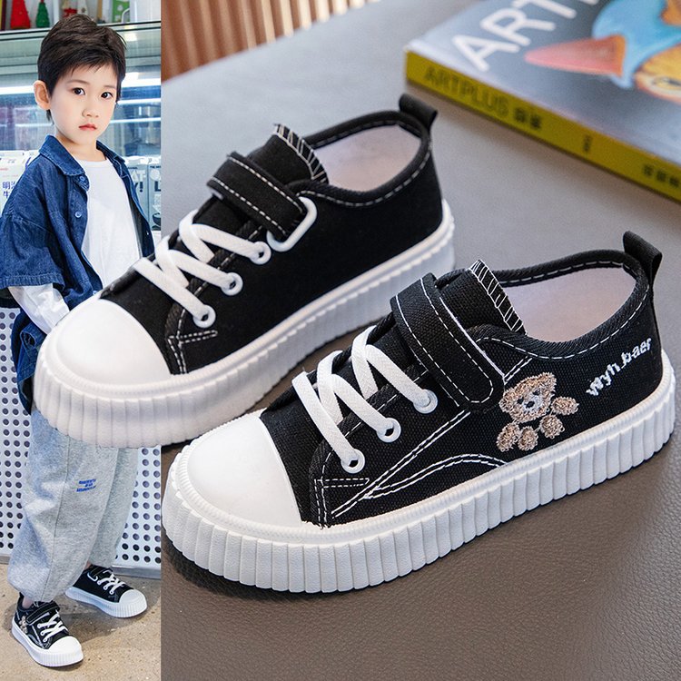 Chaussures en toile pour enfants de style coréen