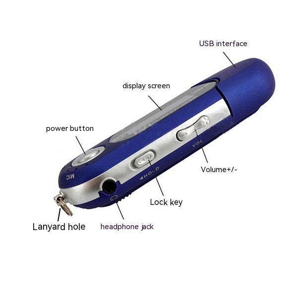 USB Direct Plug-in Ultra-long écran de veille MP3 avec affichage Lyrics