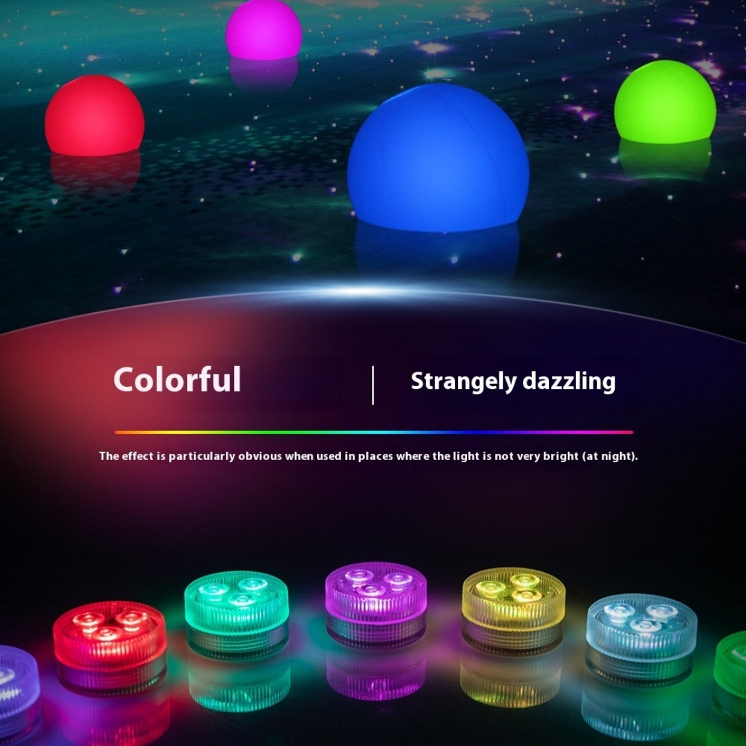 LED Waterproof Remote Control Aquarium Submersible Light