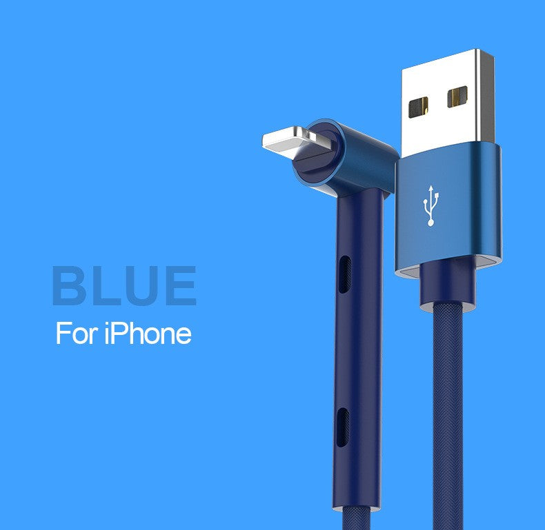 Câble de recharge pour téléphone portable créatif