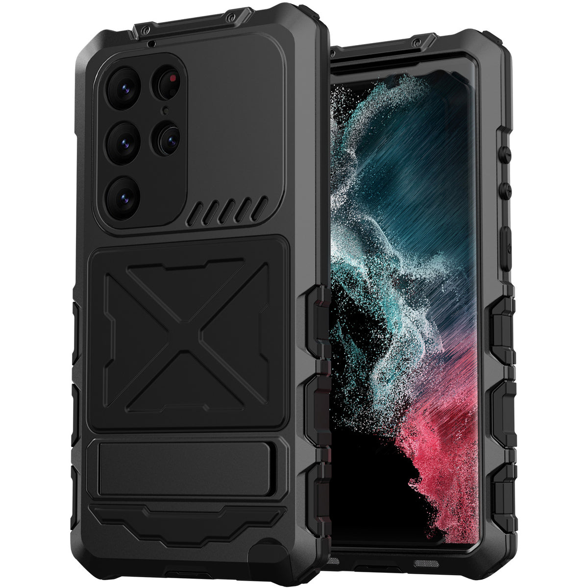 Etui de téléphone triple-proof sans vis