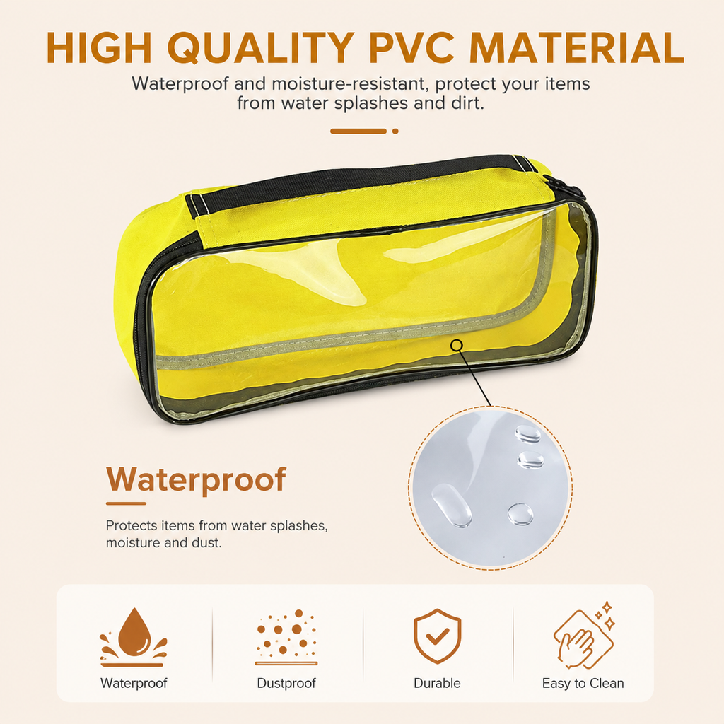 Sac de rangement jaune étanche pour les serviettes de bain Gym Beach Travel pliable Wet Dry Pouch K