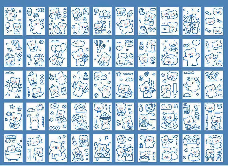Stickers Ce Compte Matériel Stickers Décoratifs 50 Feuilles