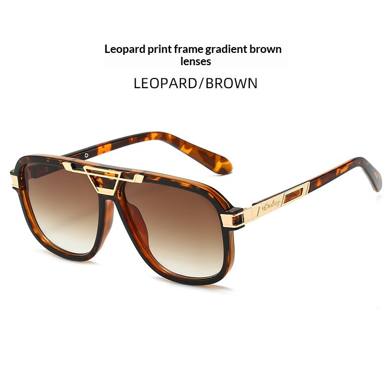 Lunettes de soleil à double faisceau stylé pour femmes