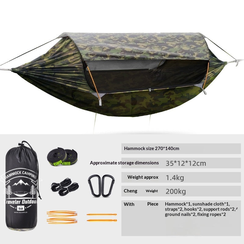 Voyages Mosquito-Proof Tip-résistant Hammock extérieur