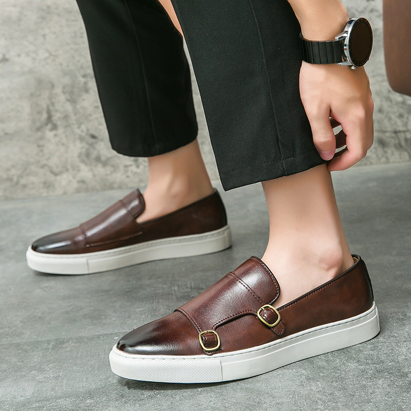 Homme Business Casual Sneakers Mode britannique Chaussures tout en correspondance