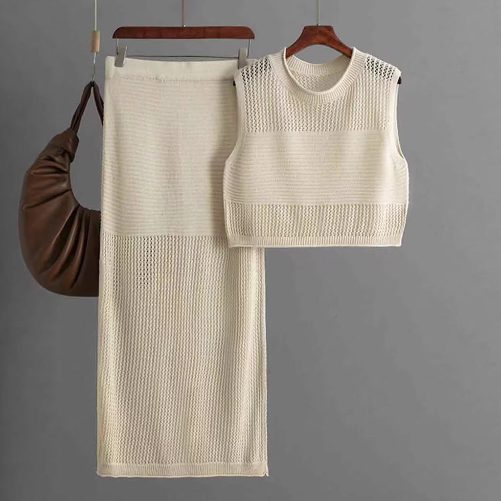 Ensemble de Vestes sans manches Slim-fit de style européen et américain