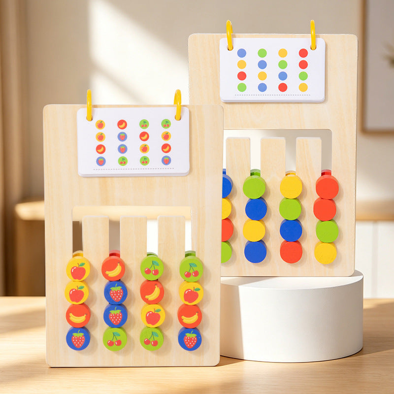 Des pièces de jeu à quatre couleurs pour les enfants