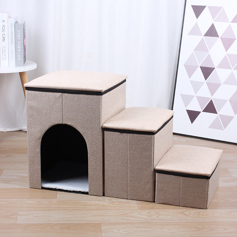 Les chiens et les chats d'âge adulte Étape pliable