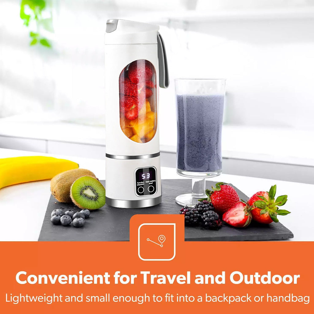 Portable USB Rechargeable Juicer Cup Mélangeur de mélangeur électrique Smoothie Maker 450ml