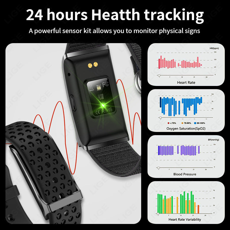 Élégant et polyvalent en plein air Smart Watch Health Detection Fitness Exercice