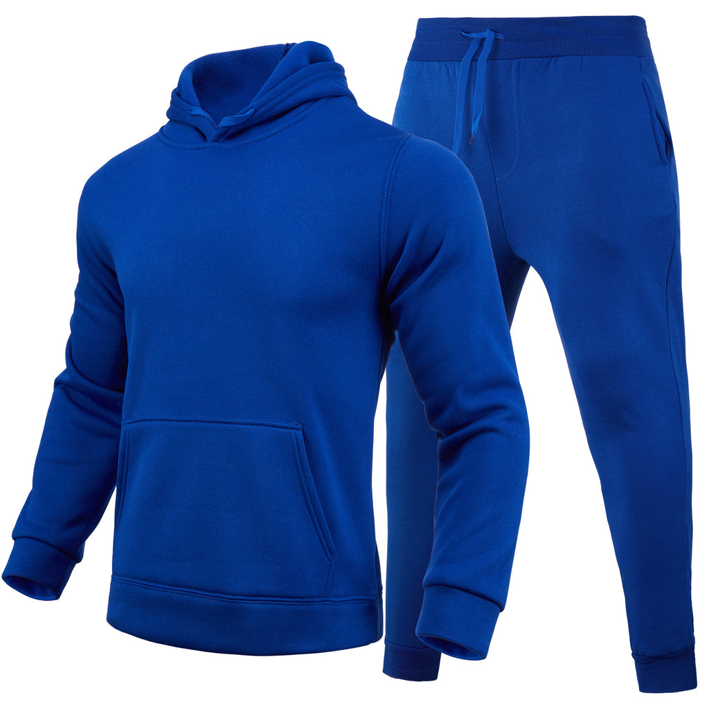 Slim-fit Ensemble de hoodie de couleur solide Urban Casual