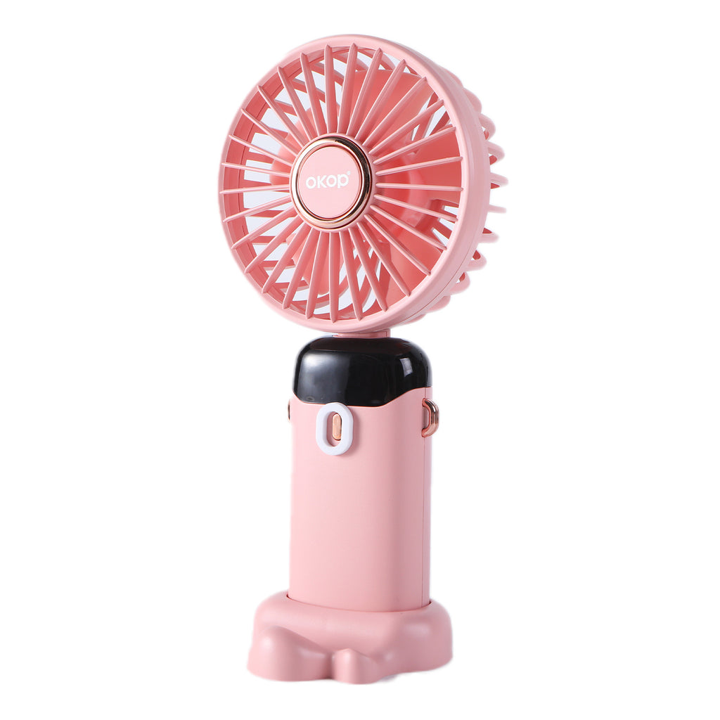 KP-F02 vente à chaud Mini ventilateur portatif conception de bureau créatif portable avec batterie numérique