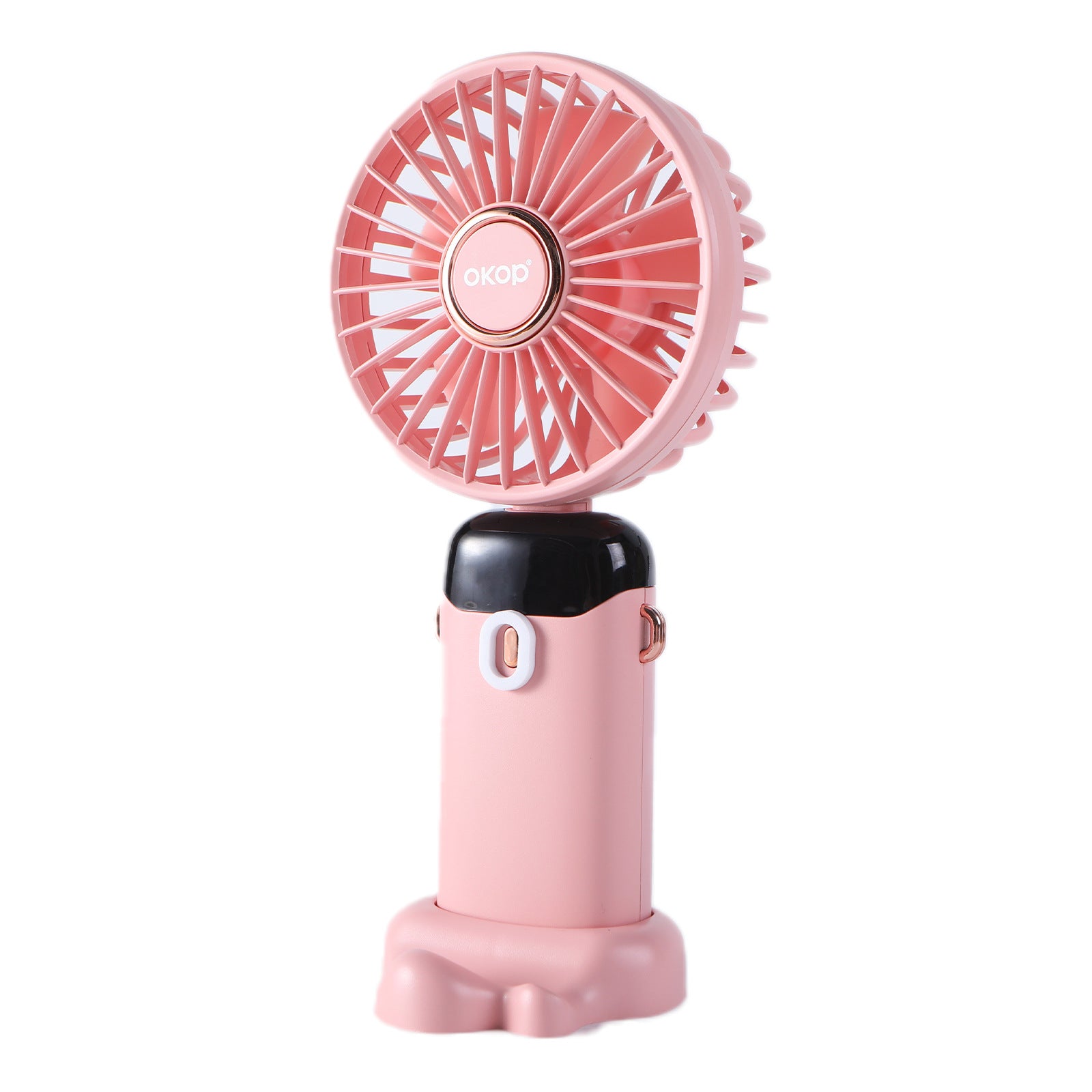KP-F02 vente à chaud Mini ventilateur portatif conception de bureau créatif portable avec batterie numérique