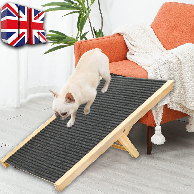 Échelle de chien pliable antidérapante pour animaux de compagnie Hauteurs réglables Échelle pour canapé-lit
