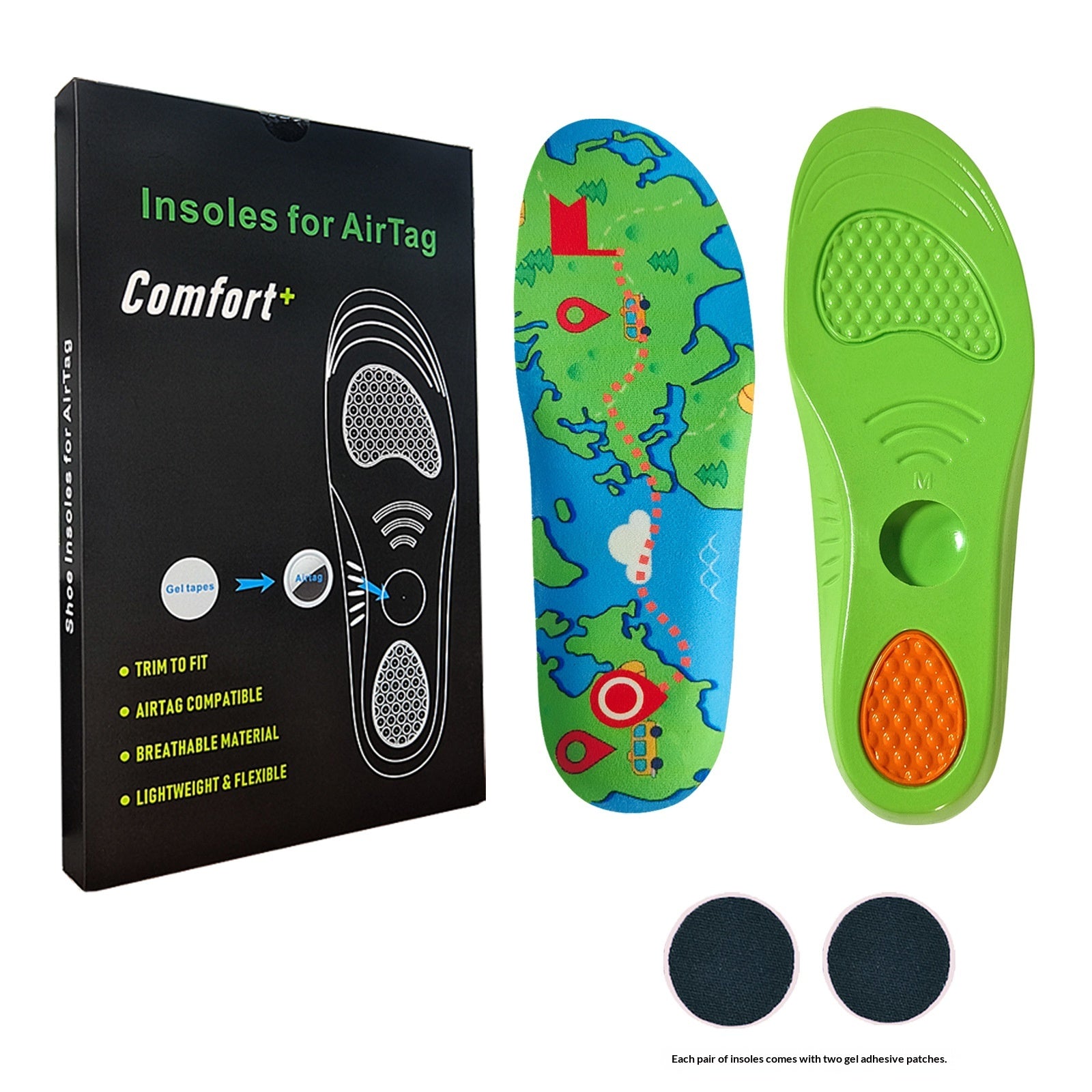 Localisateur anti-perte pour les enfants et les aînés Semelles anti-perte pour les chaussures