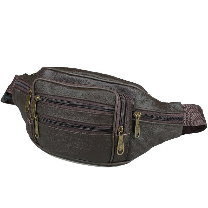 Véritable sac en cuir pour homme