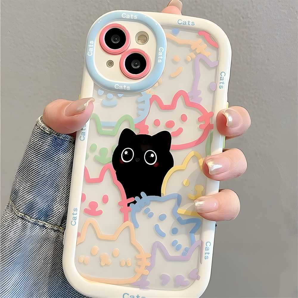 Boîtier de téléphone approprié Cat couleur