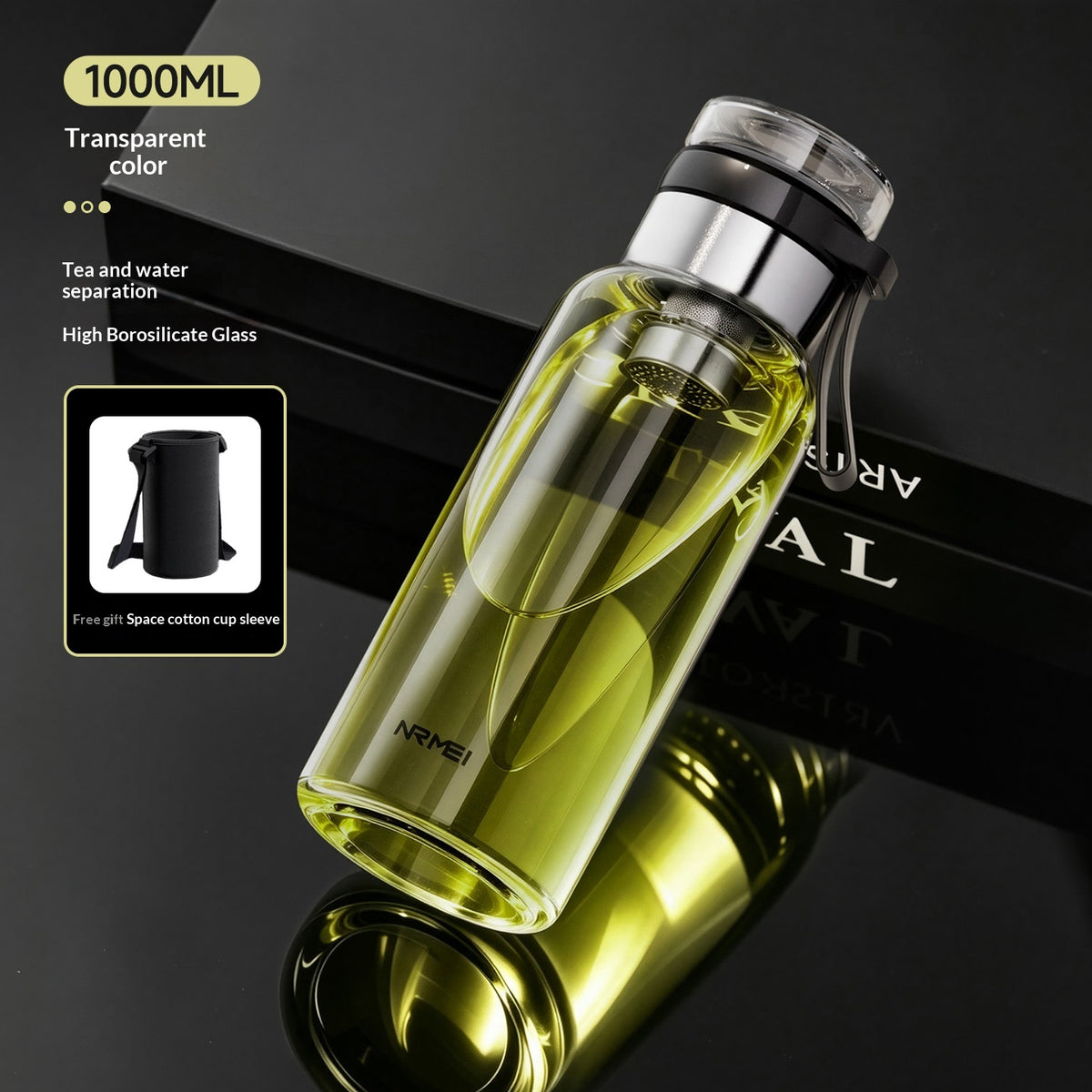 Coupe d'eau portable à grande capacité résistant à la chaleur