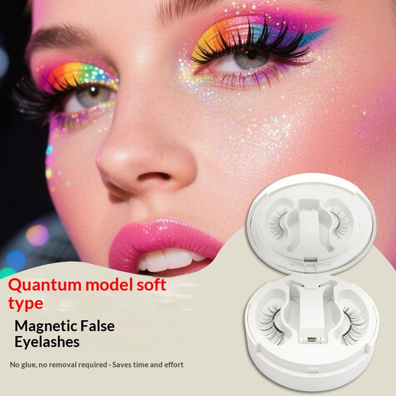 Faux cils magnétiques doux de style quantique