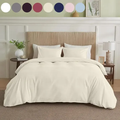 Serta Tout simplement nettoyer Couverture de couettes solides Roi