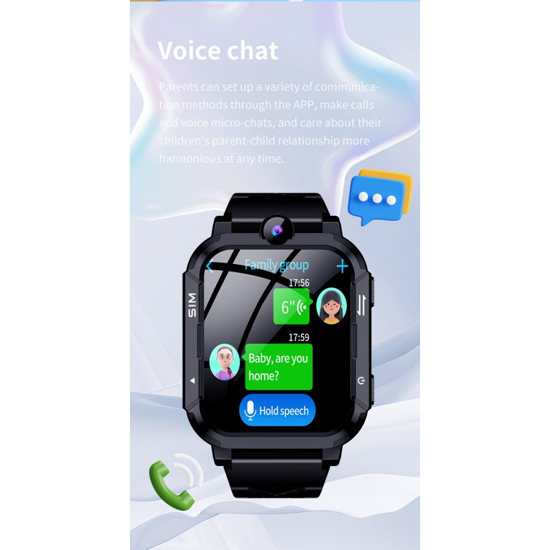 4G Kids Smart Watch avec GPS Tracker Vidéo Call Touch écran caméra étanche