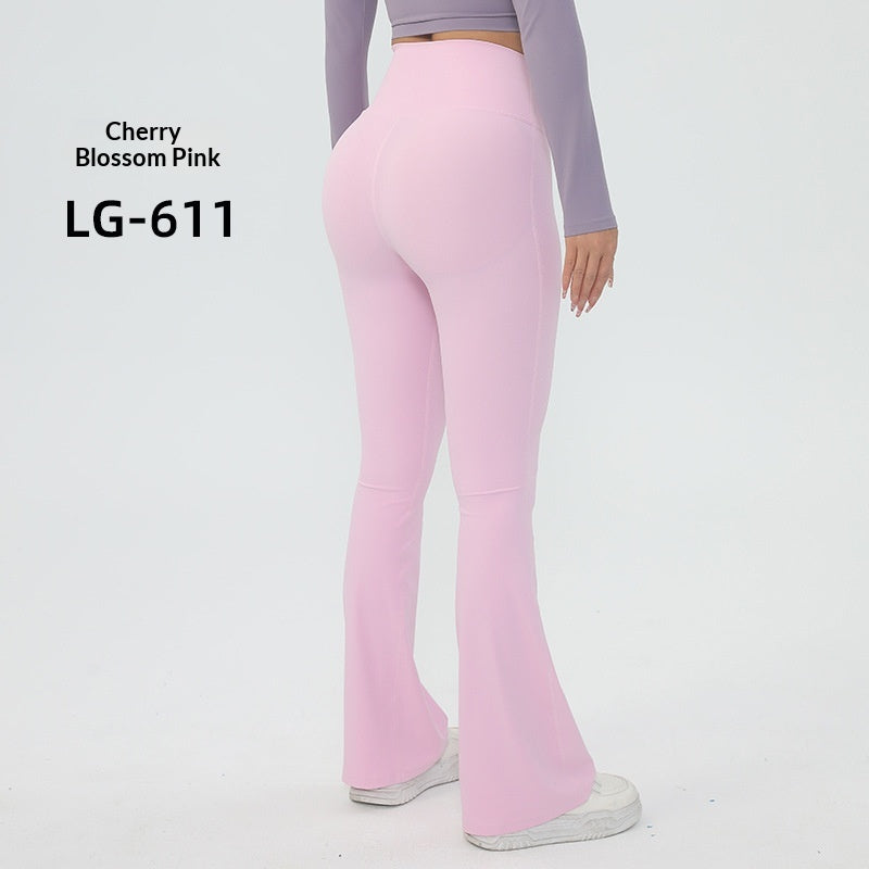 Pantalons de remise en forme avec jambes larges Slimming quand le vêtement de dessus convient pour le style extérieur