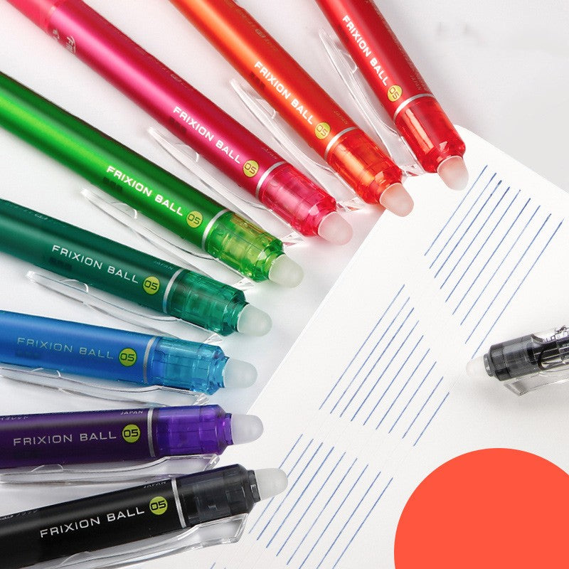 Stylo Potluck Scrub Easy Effacer Jeu de pression de stylo neutre de couleur