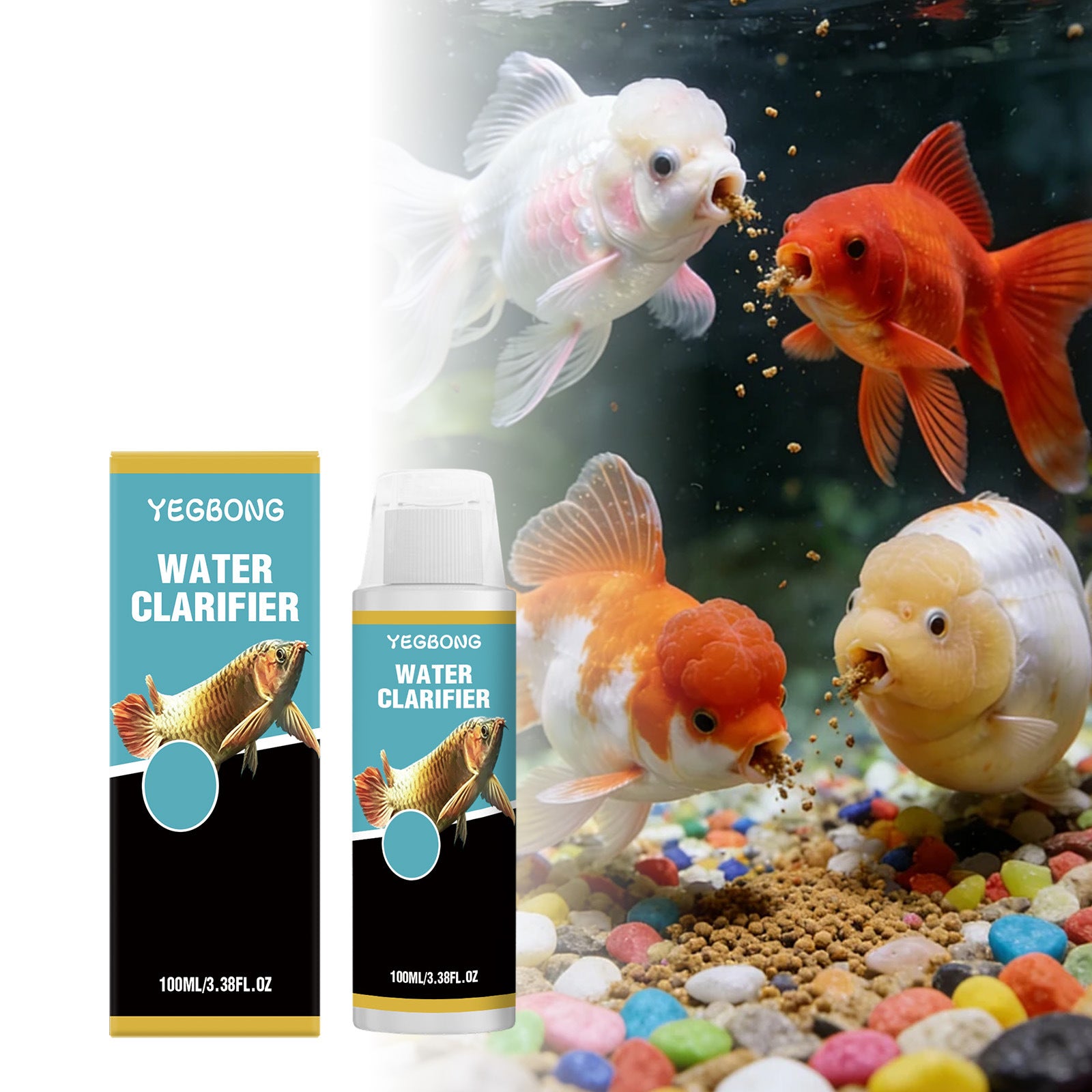 Eggbong Purificateur d'eau Soins quotidiens Purification douce pour les aquariums Qualité de l'eau claire Es