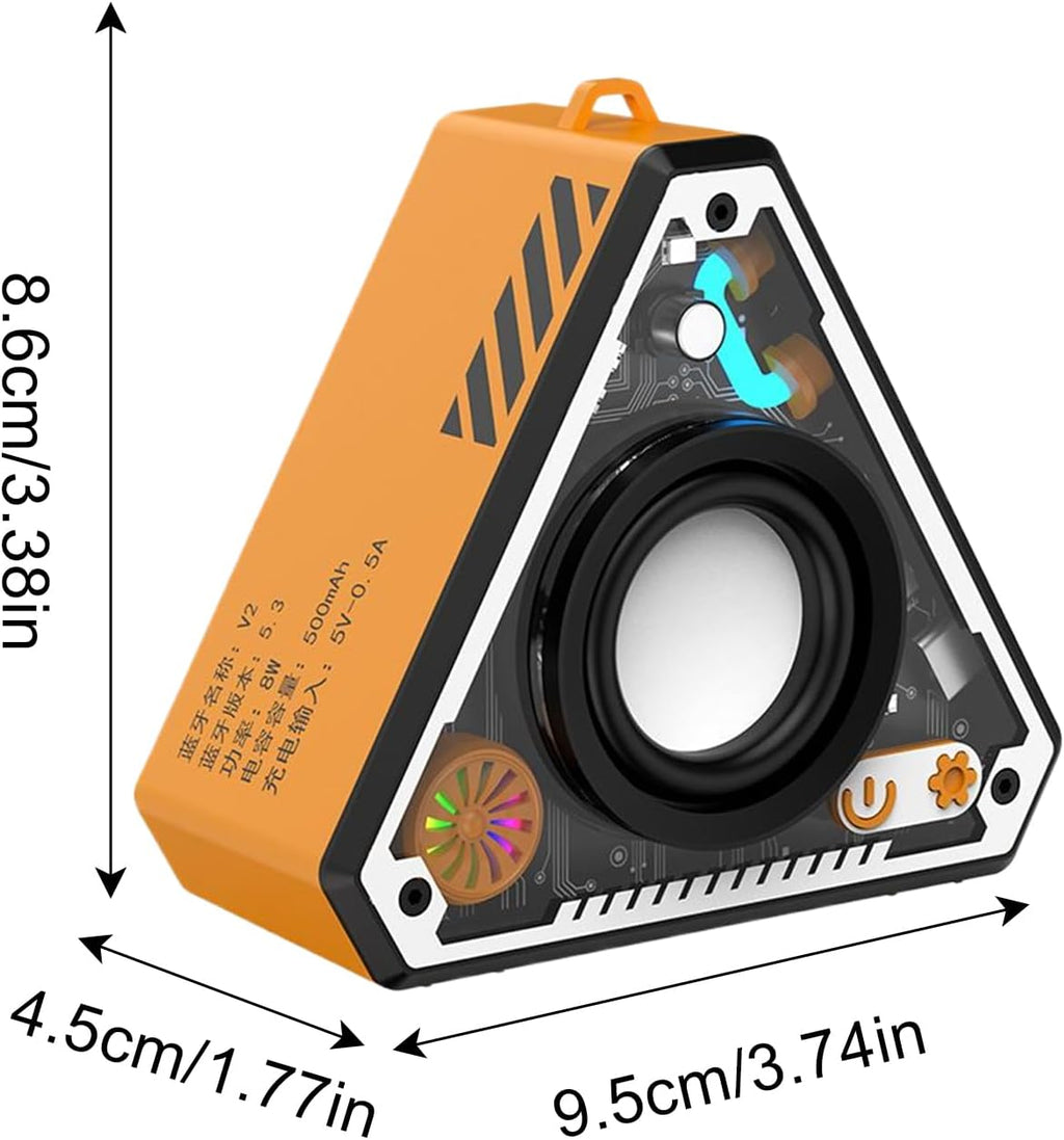 V2 sans fil Bluetooth Audio Outdoor Portable Mecha Subwoofer Double machine Interconnecté M