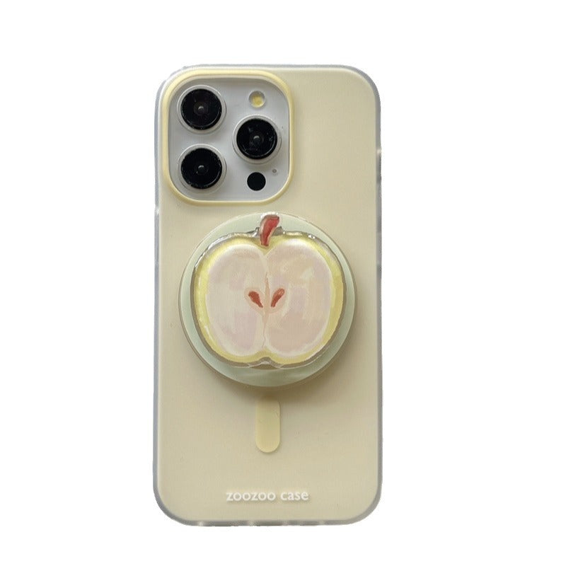 Boîtier de téléphone magnétique double couche