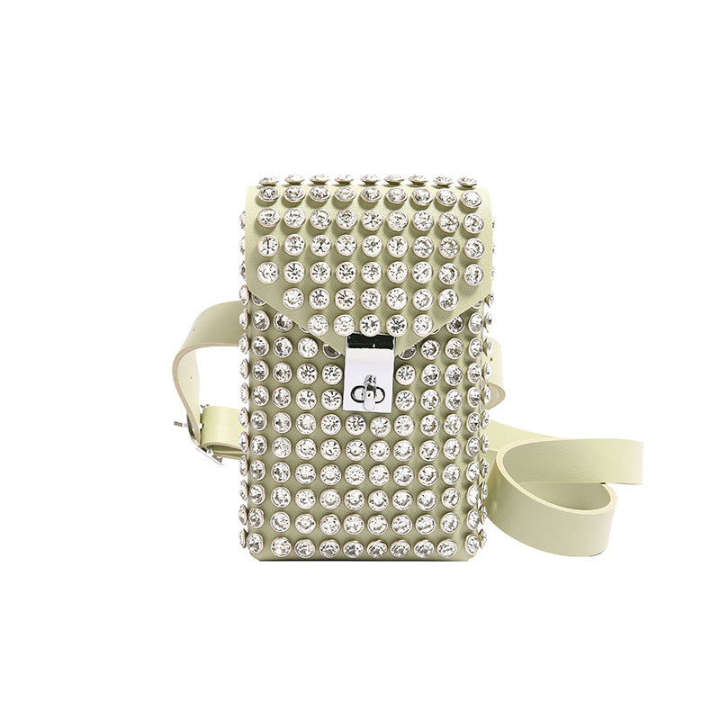 Sac à épaule unique Instagram style Strass Design
