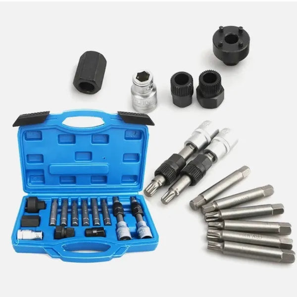 Ensemble d'outils alternateurs 13PCS incluant adaptateur Bit pour divers véhicules DHL