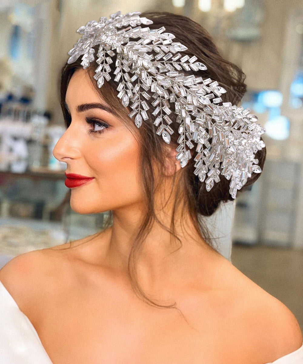 Creative Shaped Strass Bridal Headdress Hairband Robe de mariée Bijoux de coiffure