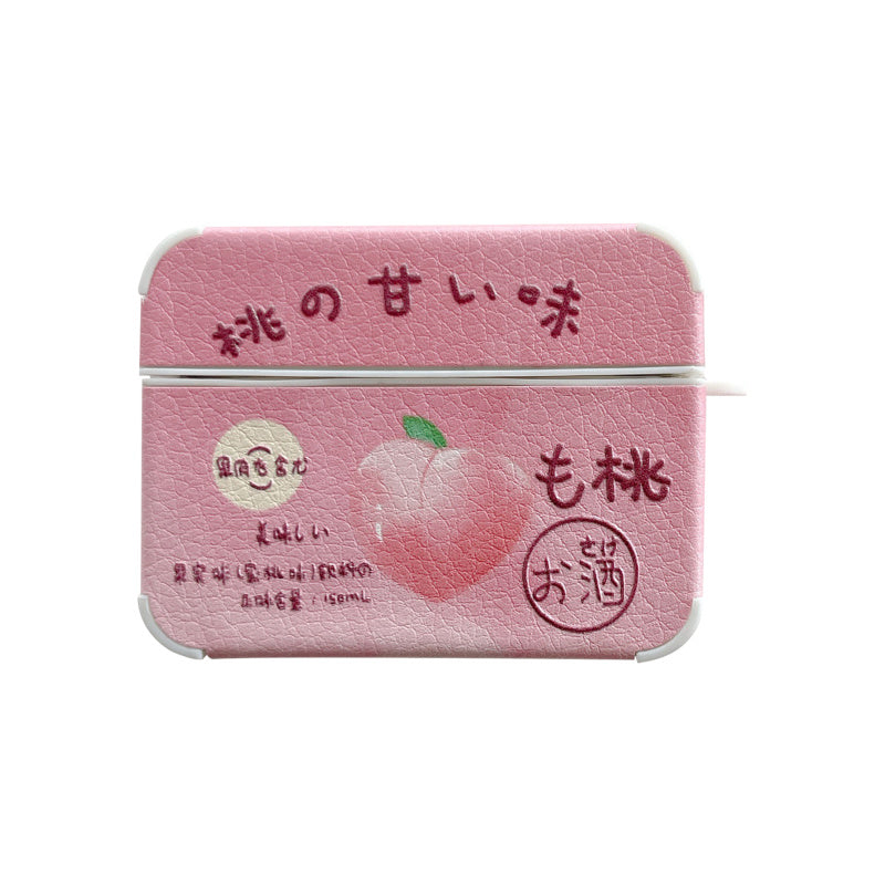 Peach Earphone Case 1 2 Génération Pro sans fil Bluetooth Protection Case
