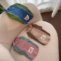Couleur contrastante Manches Cotton Base Chemise Pet