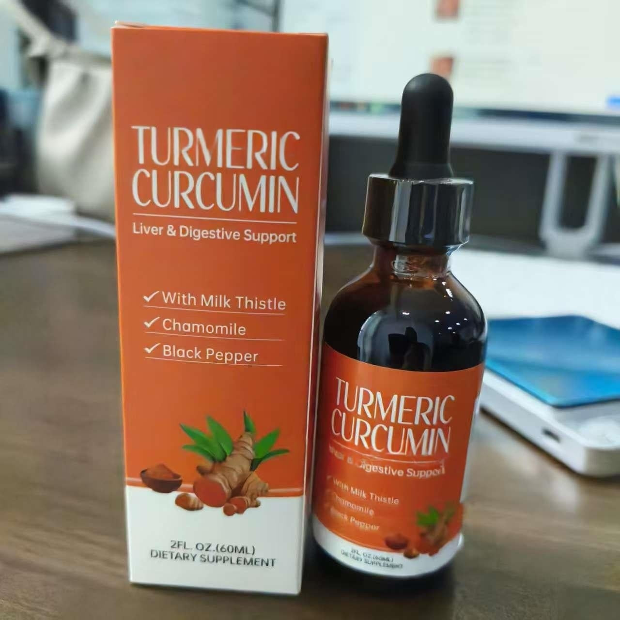 Les gouttes de magnésium curcuma 60ml