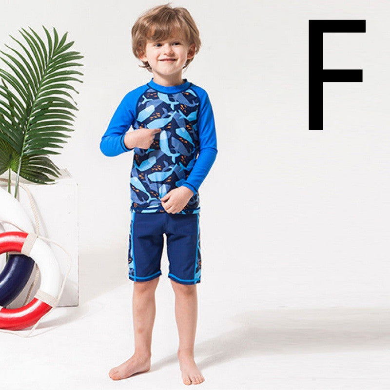 Maillot de bain pour enfants Garçons Split Garçon Maillot de bain à séchage rapide