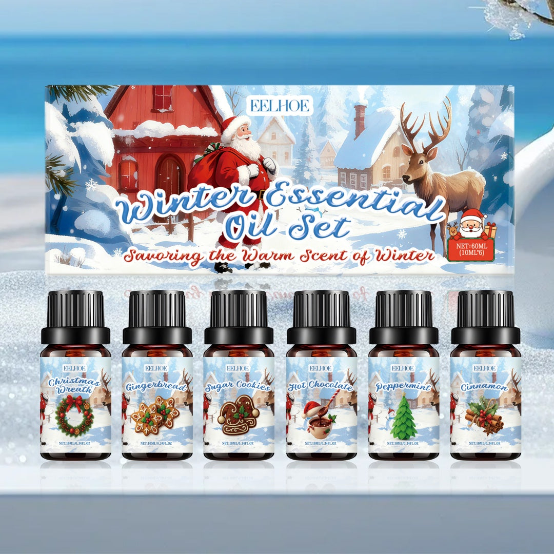 Ensemble d'huile essentielle d'aromathérapie d'hiver 10mlx61box
