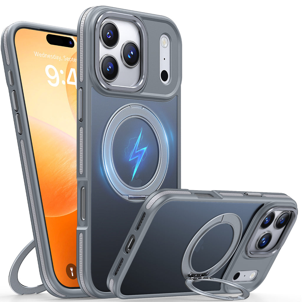 Boîtier de téléphone magnétique avec support