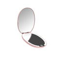 Rétroviseur de maquillage portatif à double pliage LED portatif