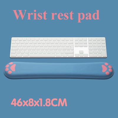 Cat's Claw Memory Mousse Keyboard Support main Bracelet Cute Cartoon Creative