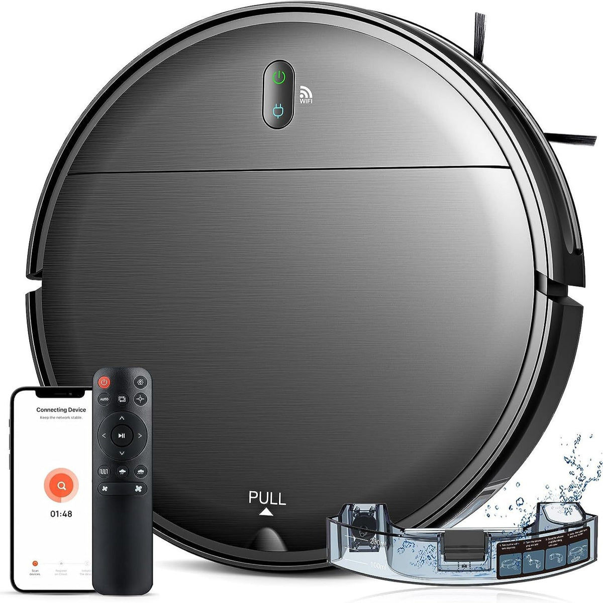 Soupe de broyage ménager Recharge automatique intégrée Nettoyage intelligent Robo