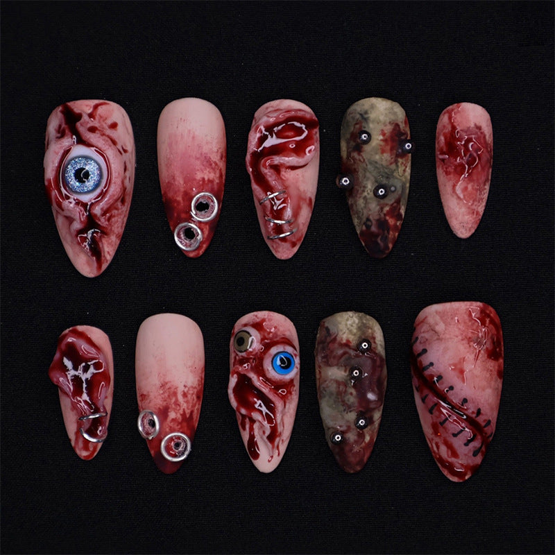 Halloween porter 30 pièces d'amande 3D Stéréo