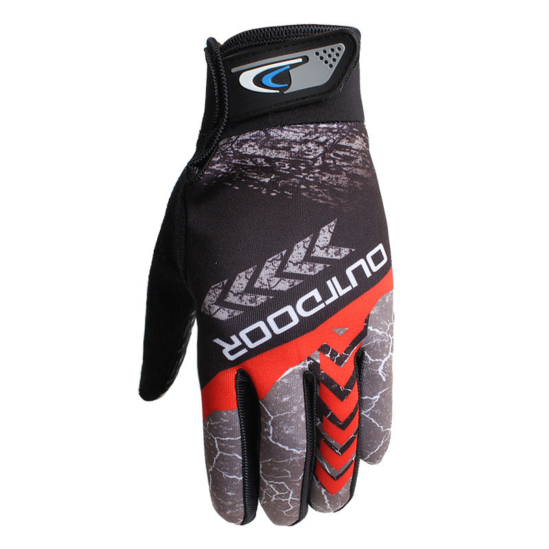 Gants d'équitation de plein doigt respirant pour hommes Protection solaire