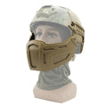 Casque tactique demi-masque visage Tactics extérieurs Pliage