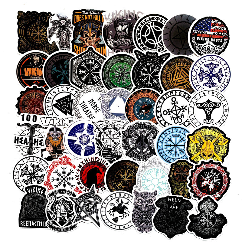 Stickers Ancienne Série Rune Bagages Commerce extérieur Voiture Graffiti